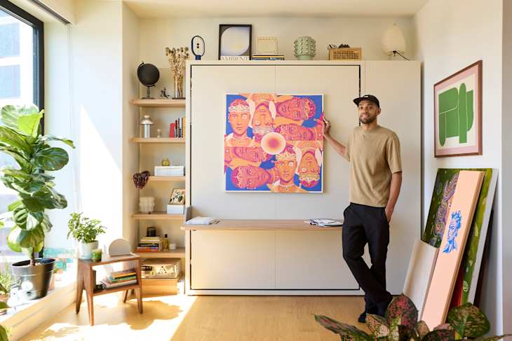 See Inside an Artist’s Bright Brooklyn Studio Apartment | Apartment Therapy